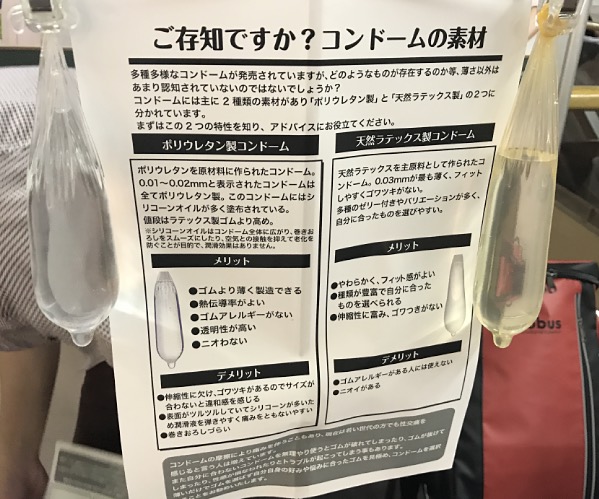 諸外国と異なり日本では学校でコンドームの存在や使い方を教えません