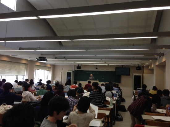 地方自治論の教室にて
