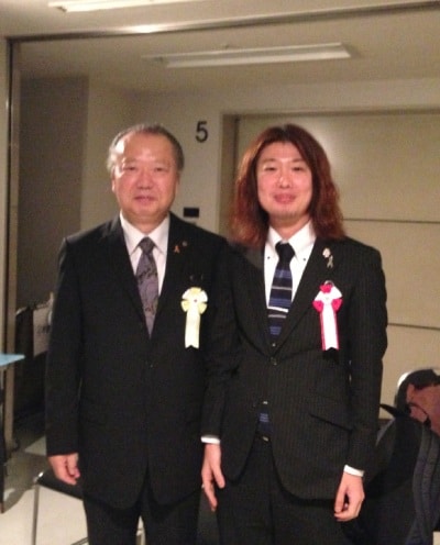 鈴木会長とフジノ