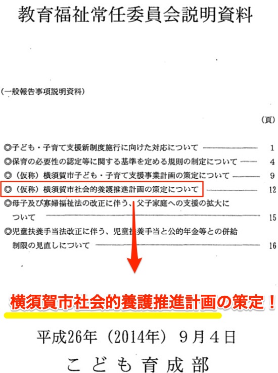 教育福祉常任委員会・一般報告・説明資料より