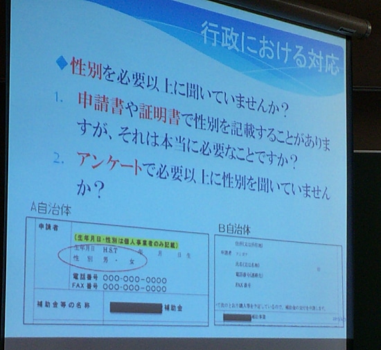 実は、A自治体（悪い例）は横須賀市の申請書類でした