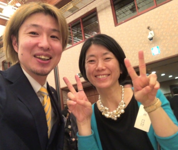 平塚市議会議員の江口友子さんとフジノ