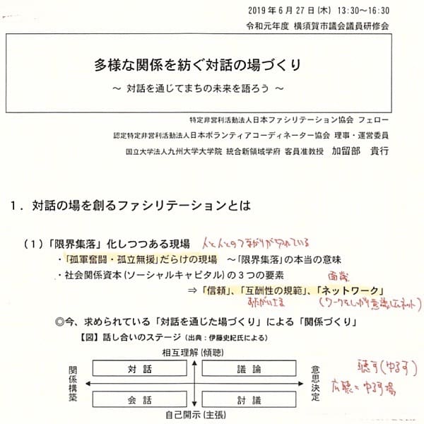 講師は加留部貴行准教授