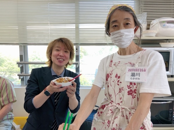 ずっと活動を続けて下さっている瀧川きみえ前市議と。