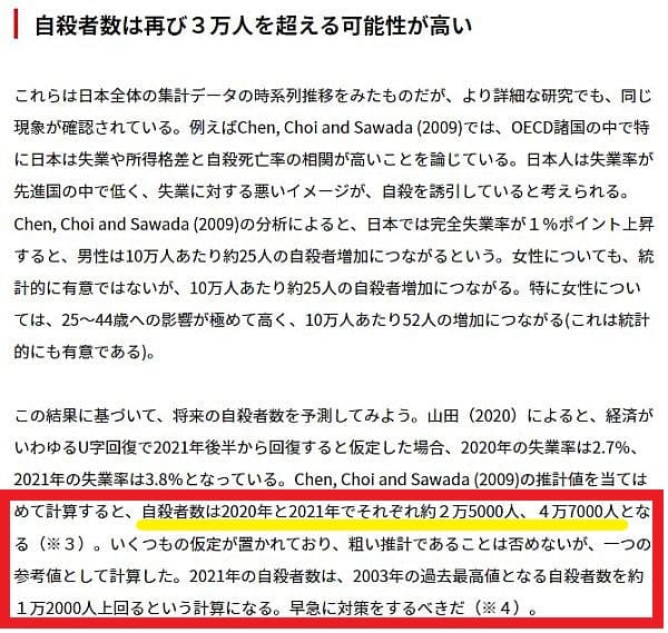 「自殺の影響は広範囲にわたる―新型コロナウイルスによる失業が健康や自殺に与える影響―（２）茂木洋之」より引用