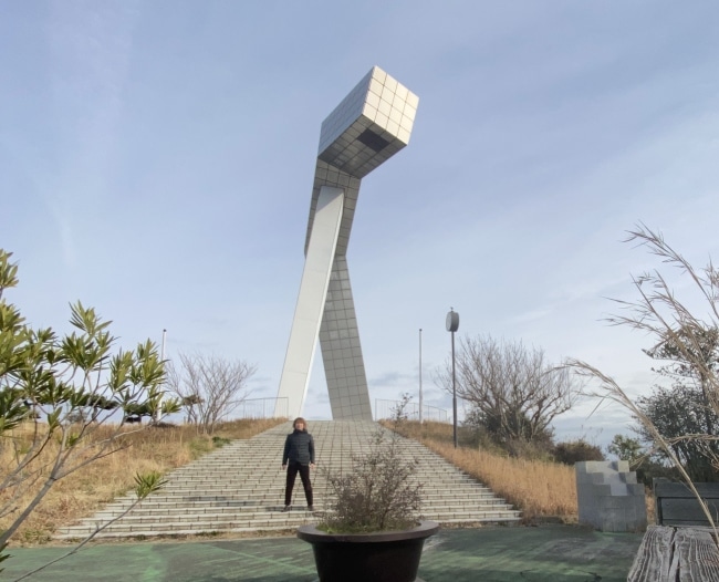 平和モニュメントがまだ立っていた半年前の中央公園