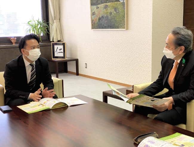 日高先生と上地市長はとてもケミストリーが合う気がします