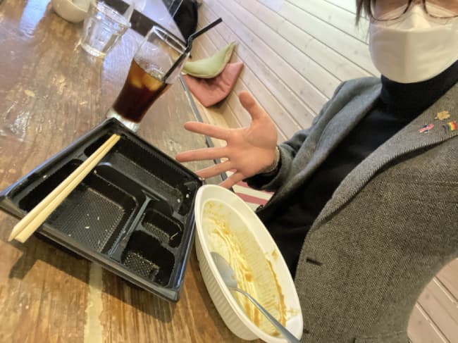 こどもべんとう、２つとも完食してしまいました