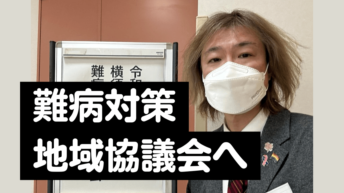 横須賀市難病対策地域協議会を傍聴する藤野英明